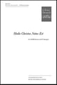 Hodie Christus Natus Est SATB choral sheet music cover